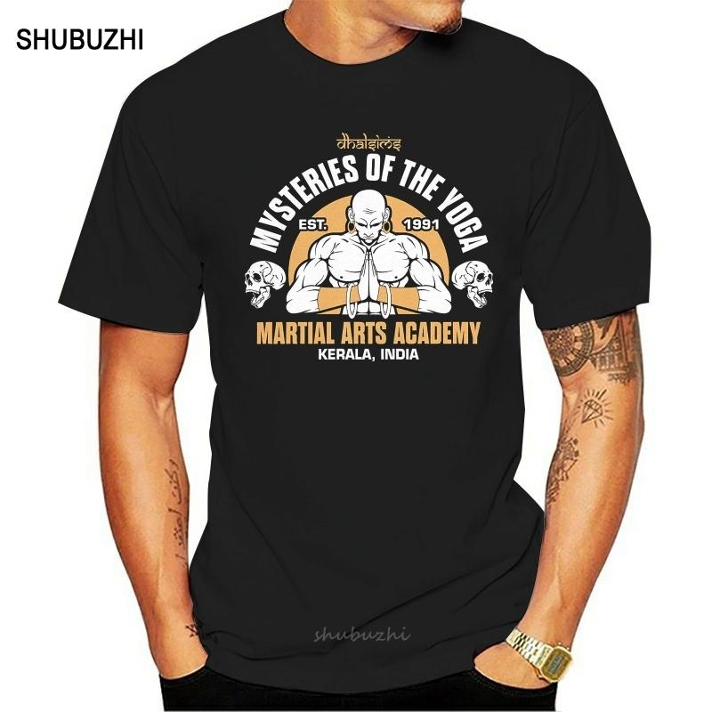 Dhalsims Mysteries Of Yoga Martial Arts Academy T Shirt Men Women TEE Shirt S разноцветный