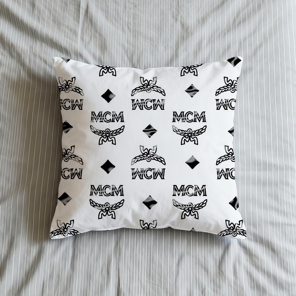 Cushion Cover Soft Case Cool Sofa Logo Living Room Home M-M-M-mCMS-ES Comfortable Fashion Office Decor Protective Pillow