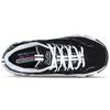 Skechers D'Lites 1.0 Mesh , Textile , Synthetic Leather Lace Up Cushioning Low top Chunky Sneakers Women's (Unisex) Chunky Sneakers 11916 BKW