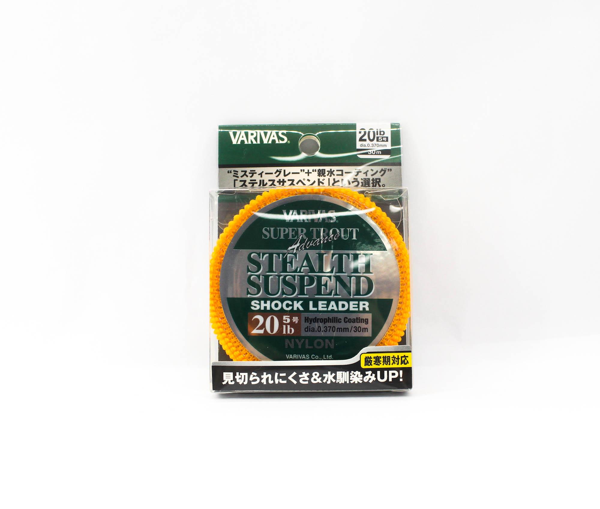 

Varivas Nylon Super Trout Advance Stealth Suspend Leader 30m 20lb (1485) чистый