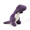 Dog Pet Plush Dinosaur Toys Sound Interactive Dog Chew Toys Plush Stuffing Squeak Pet Supplies