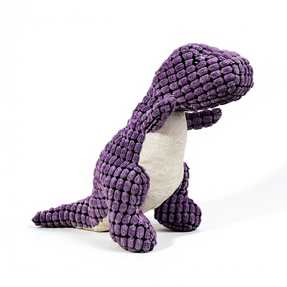 Dog Pet Plush Dinosaur Toys Sound Interactive Dog Chew Toys Plush Stuffing Squeak Pet Supplies