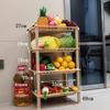 Multi-Layer Floor-Standing Kitchen Storage Rack for Fruits and Vegetables