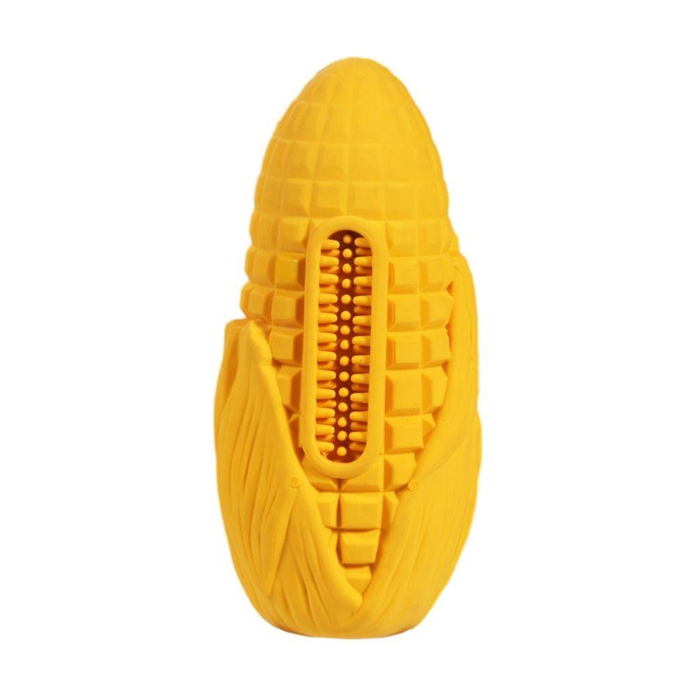 

Bite Resistant Corn Cob Dog Toy Sounding Dog Chew Toy Dog Teeth Grinding Toy Relieve Boredom жёлтый