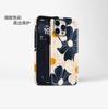 Hand Painted Blue and White Flower Mobile Phone Case 2-in-1 Mobile Phone Case Apple 17 Protective Case Iphone16 Matte Mobile Phone Case
