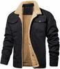 New autumn and winter, men's jacket, velvet cotton tooling casual jacket men's coat