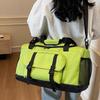 Downhill Bag Travel Bag for Women Short Distance Light Travel Large Capacity Splicing Hand Held Shoulder Crossbody Bag