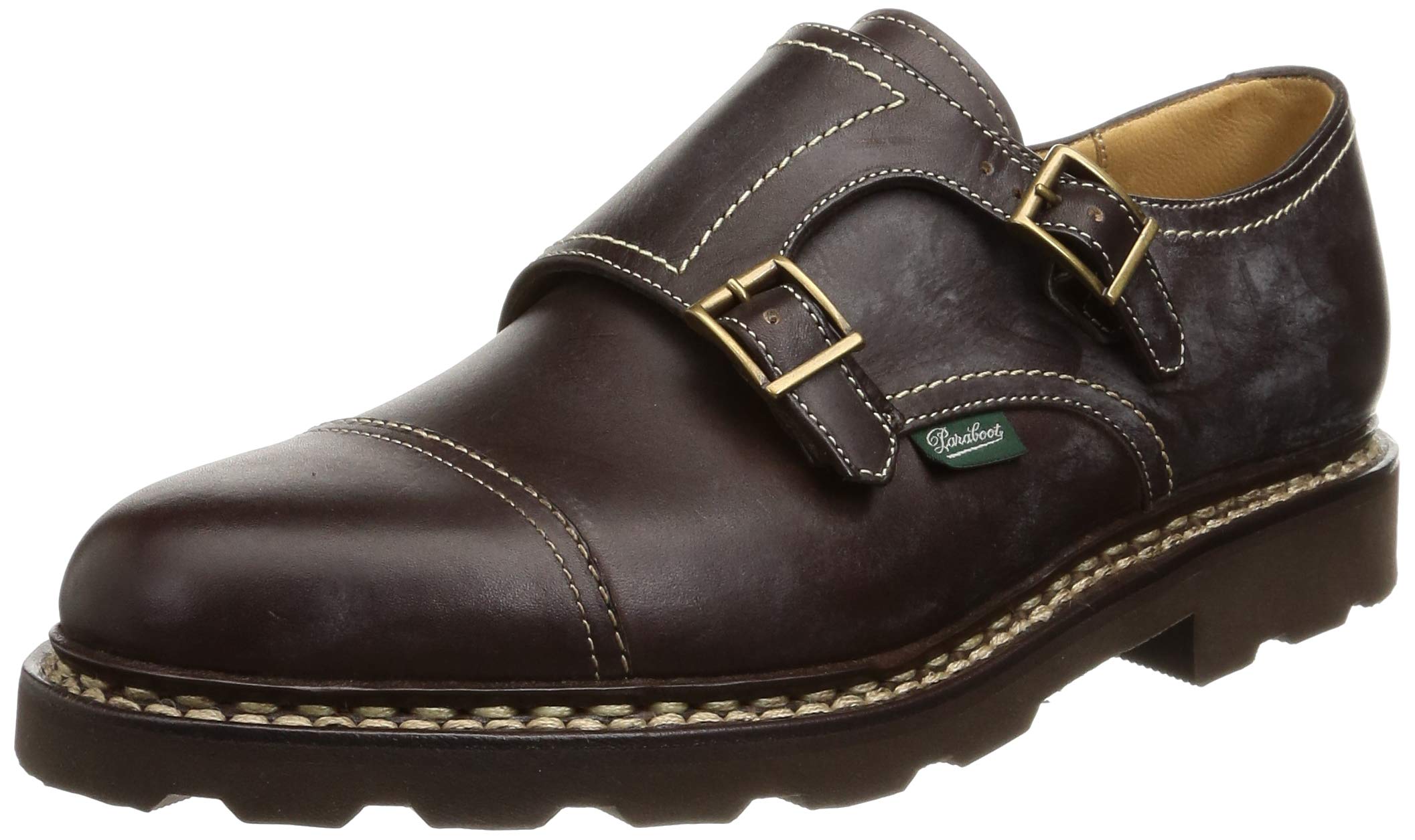 

Monk Strap Loafers William 981413 Cafe cm [Paraboots] Men s 26.5 [Item]