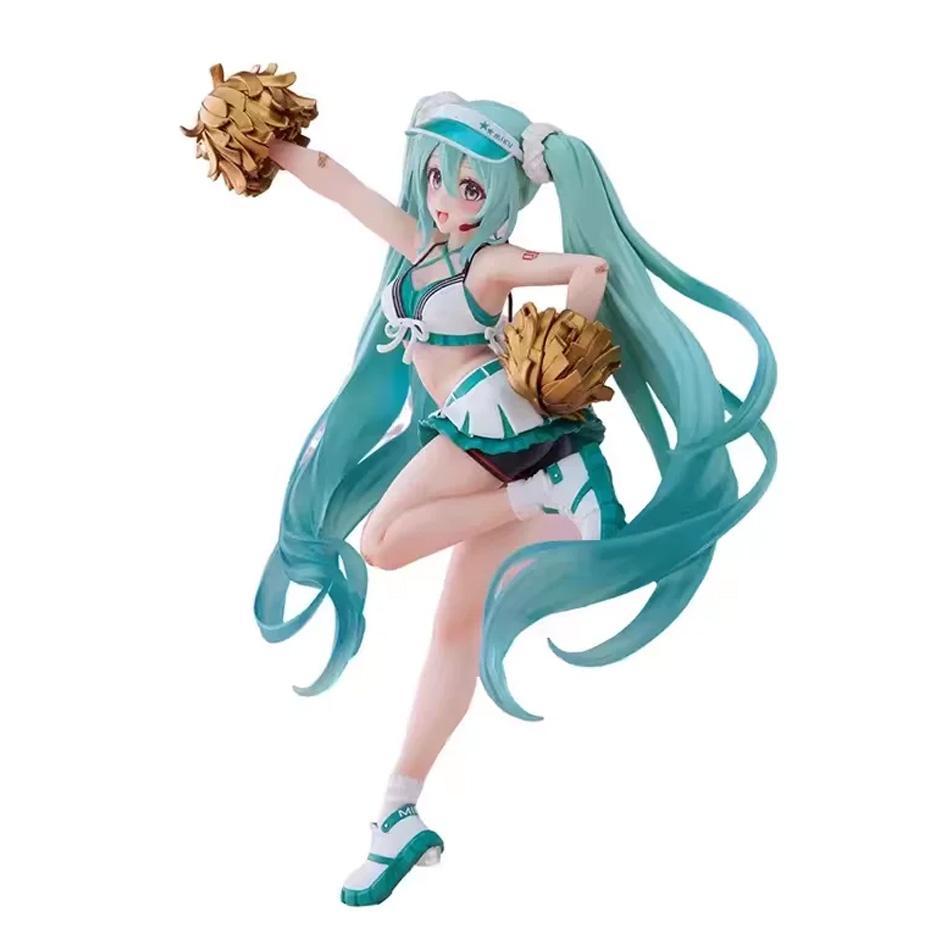Anime Figurine Hatsune Miku Standing Posture and Sitting Posture Series Cute Action Model Pvc Toy Desktop Collection Gift