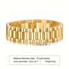 Vnox Stainless Steel Classic Watchband Bracelet For Women Men,Watch Straps Width Link Chain Bracelet Bangle,Unisex Hand Jewelry