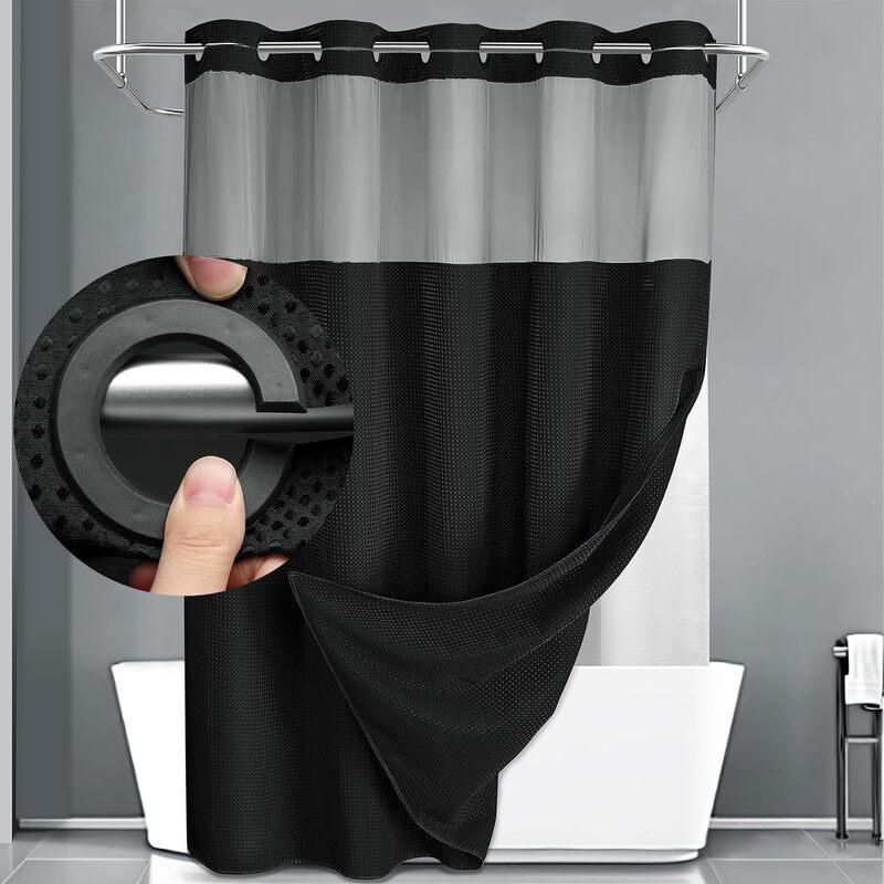 Handun Waffle Weave Shower Curtain