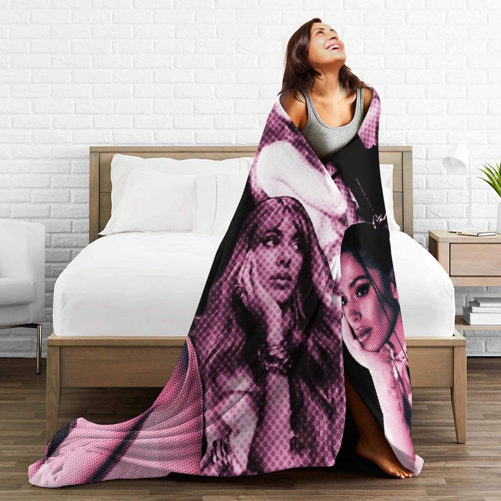 Soft Blanket Travel Office Singer TINI STOESSEL Futtura Album 2025 Throw Blanket  Flannel Bedspread For Bedroom Sofa Bed Cover