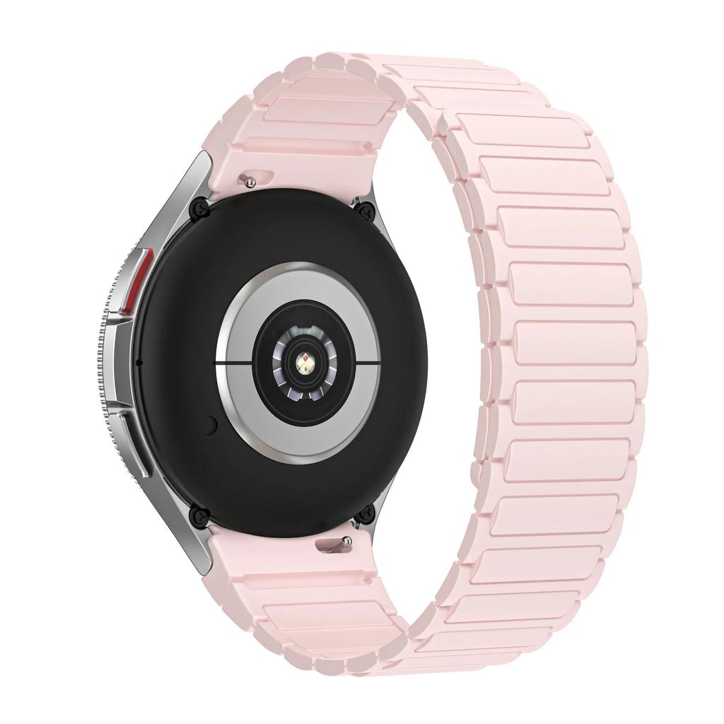 No Gaps Silicone Strap for Samsung Galaxy Watch 6/5/4 40mm 44mm 6 Classic 47mm 43mm Magnetic Bracelet Band Watch 5 Pro 45mm Belt