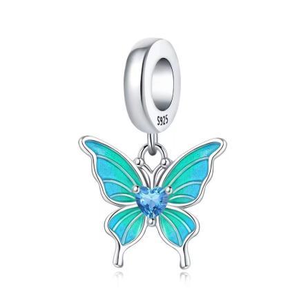

Copper Metal butterfly, charming dream catcher Popular Hot air balloon swing Pendant Bead Component, Compatible With Authentic Original European
