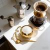 Wide-mouth Kitchen Condiment Pots with Soup Spoon Condiment Container Spice Jar  Dining Table