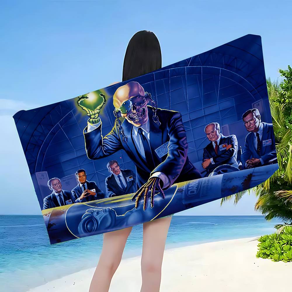 M-Megadeths Heavy Metal Rock Band Microfiber Beach Towel Absorbent Quick Dry Soft Yoga Swimming Resort Mountain Climbing Towel
