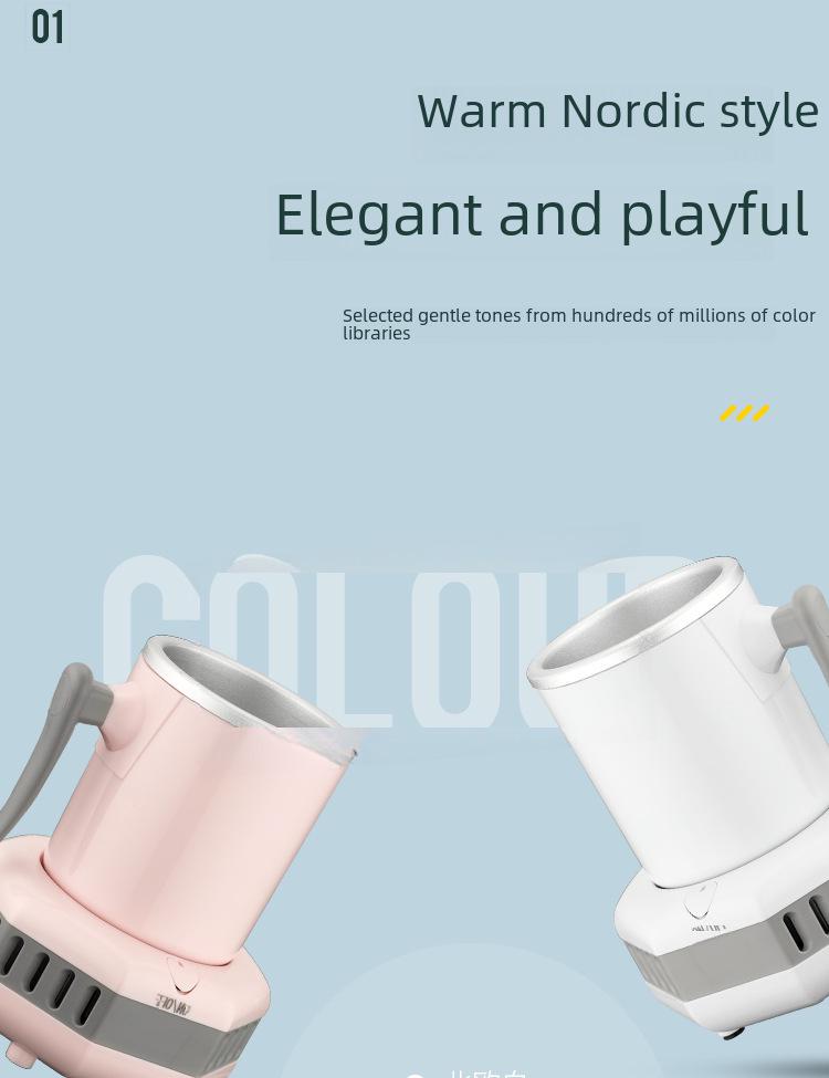 "2023 Summer Quick Cooling Cup: Portable Ice & Heat for Office Desks"