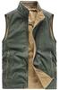[Rortyno] Outdoor Vest Men's Reversible Fishing Vest Summer Autumn Multifunctional Military Vest Many Pockets Stand Collar Fishing Vest Cargo Work Ves