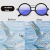 1Set Adjustable Tint Sunglasses Men Women ND9 Dimming Sun Glasses Retro Round Eyeglass With Gradient Lenses 2025
