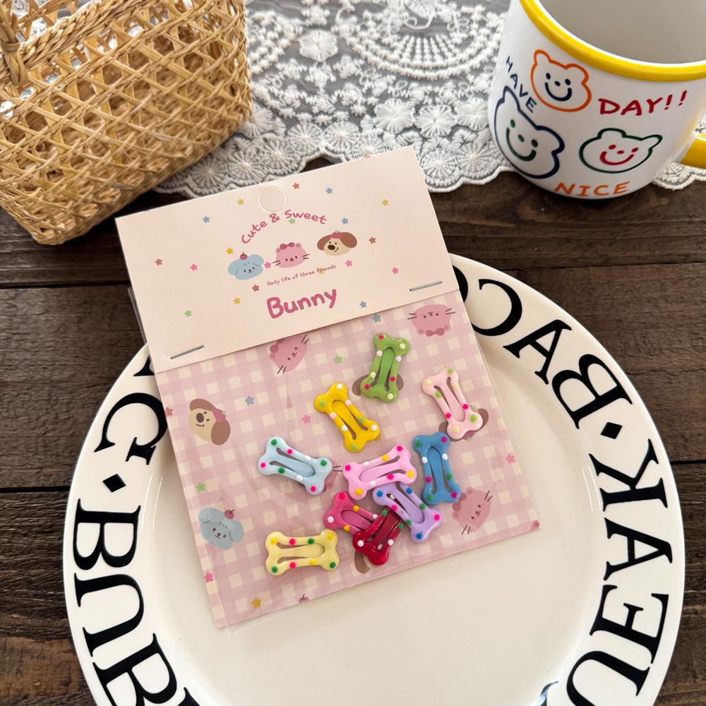 10 buc. Acele de păr coreene noi pentru copii, fete, culoarea ceaiului cu lapte, barete prințesă, clemă laterală, accesorii de păr pentru fetiță