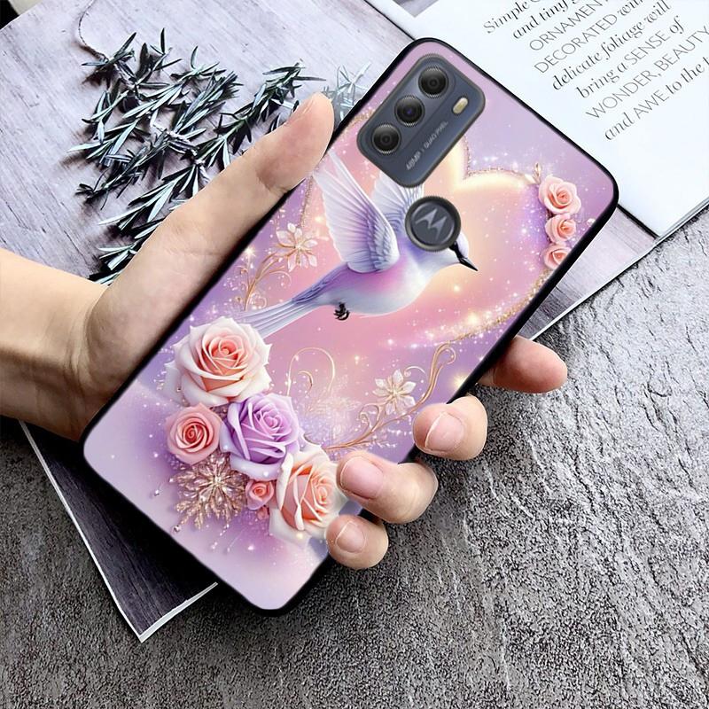 

Чехол для телефона с цветной птицей для Moto G84 G22 G32 G42 G52 G62 G53 G72 G60 G60S G100 G10 G20 G30 G13 G50 G 5G G Pure Moto G10 G20 G30