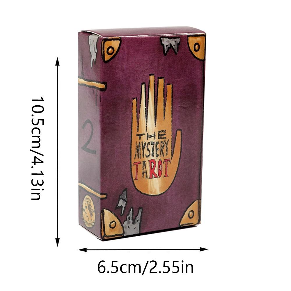 Das Mystery Tarot Kartendeck Gravity Falls Inspiriertes 78 Kartendeck Witchy Beginner Tarot
