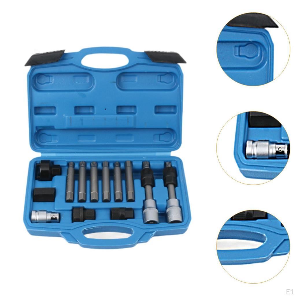 13x Alternator Pulley Removal Tool Set Heavy Duty Flywheel Maintenance Tools
