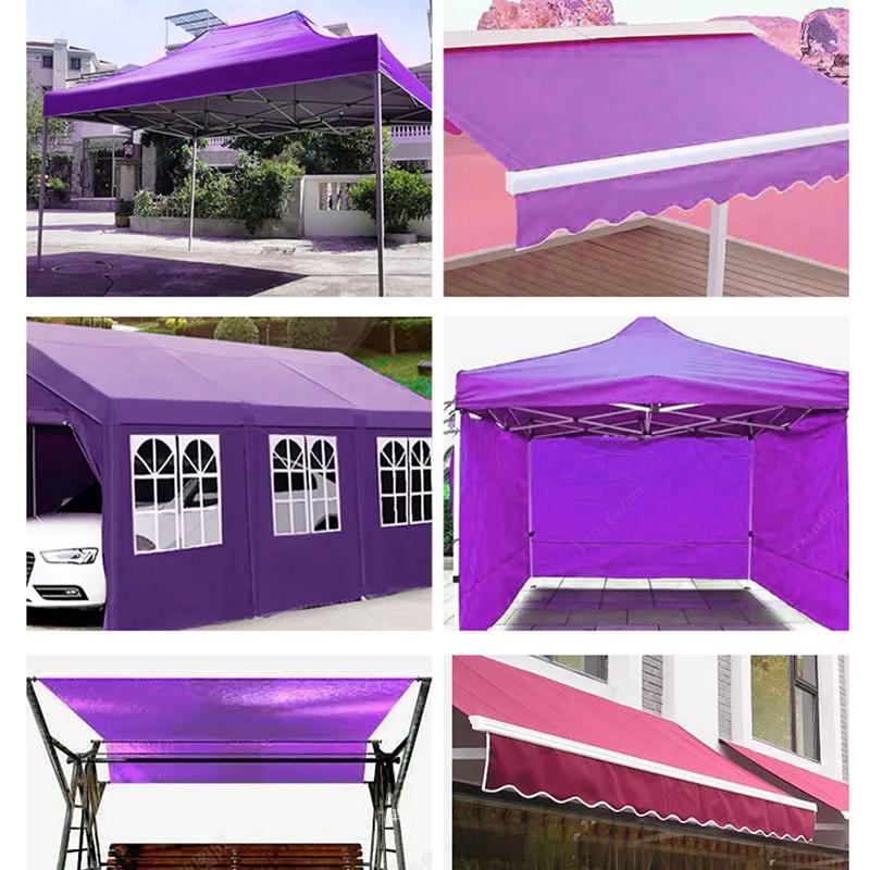 Heavy-Duty PVC Tarpaulin Coated Banner Pergola Canopy Awning Garden Furniture Tarp Cover Camping Ground Sheet Waterproof Fabric