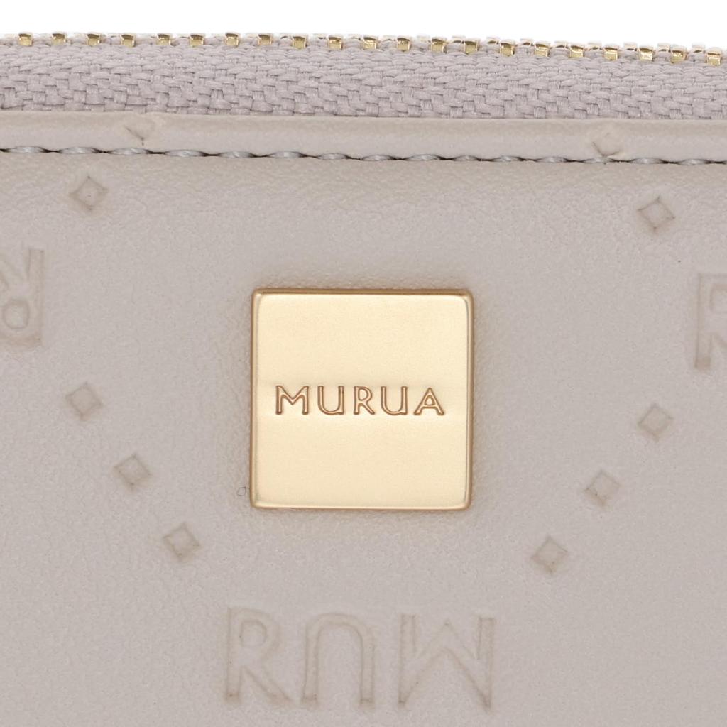 Key Case 5 Rows Zipper Keychain EMBOSS Mint [Murua] Women's L-shaped MR-W1214