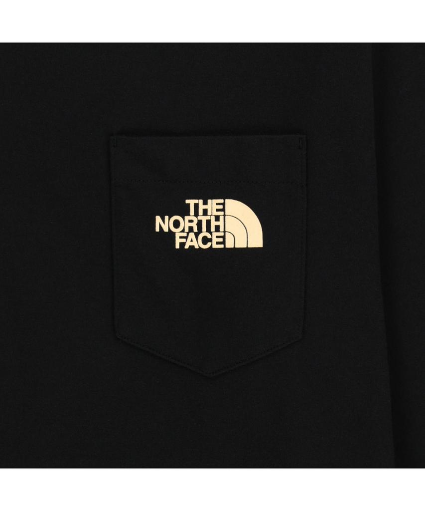 Noseupeiseu Nt7Tr50J Pocket Long Sleeve Round Neck T-Shirt Black