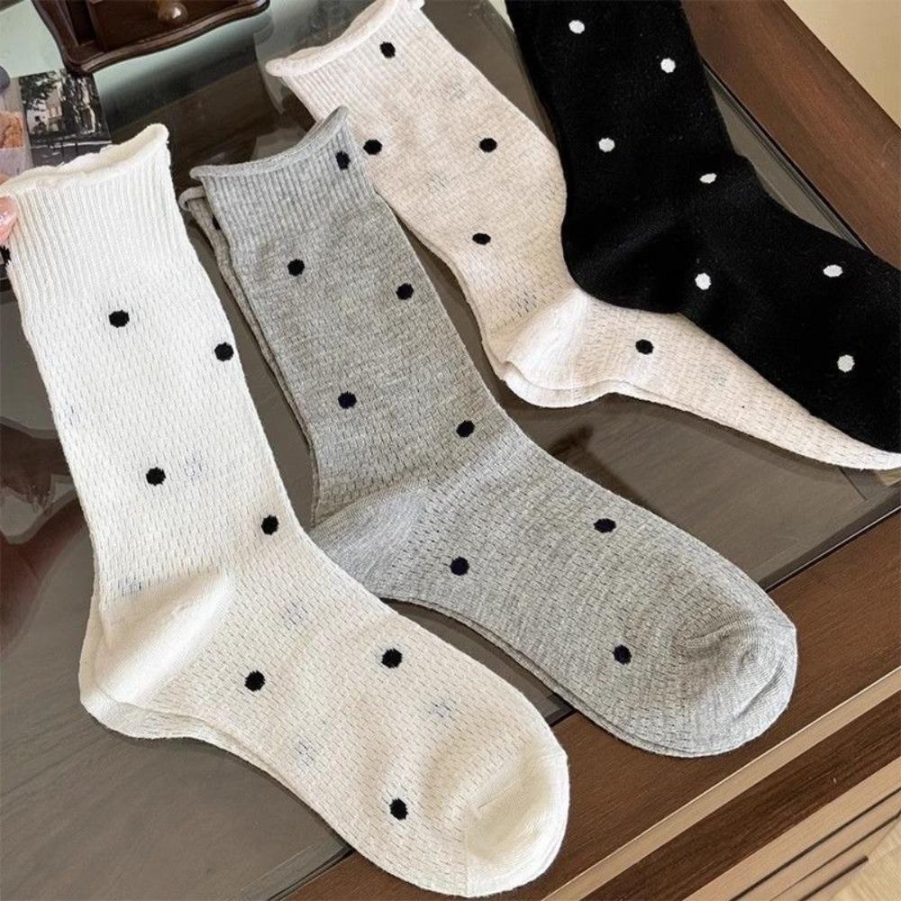 Breathable Women Socks Hollow Out Long Socks Fashion Mid Tube Socks  Summer
