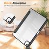 For iPad Air 5 Protective Cover Acrylic Clear Pencil Slot Hard Base Soft Edge for iPad 10.9 2021 Air 4 Case