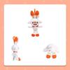 Genuine Pokemon Scorbunny Kawaii Plush Stuffed Toy Keychain Backpack Pendant Keyring Model Doll Birthday Christmas Gifts For Kid