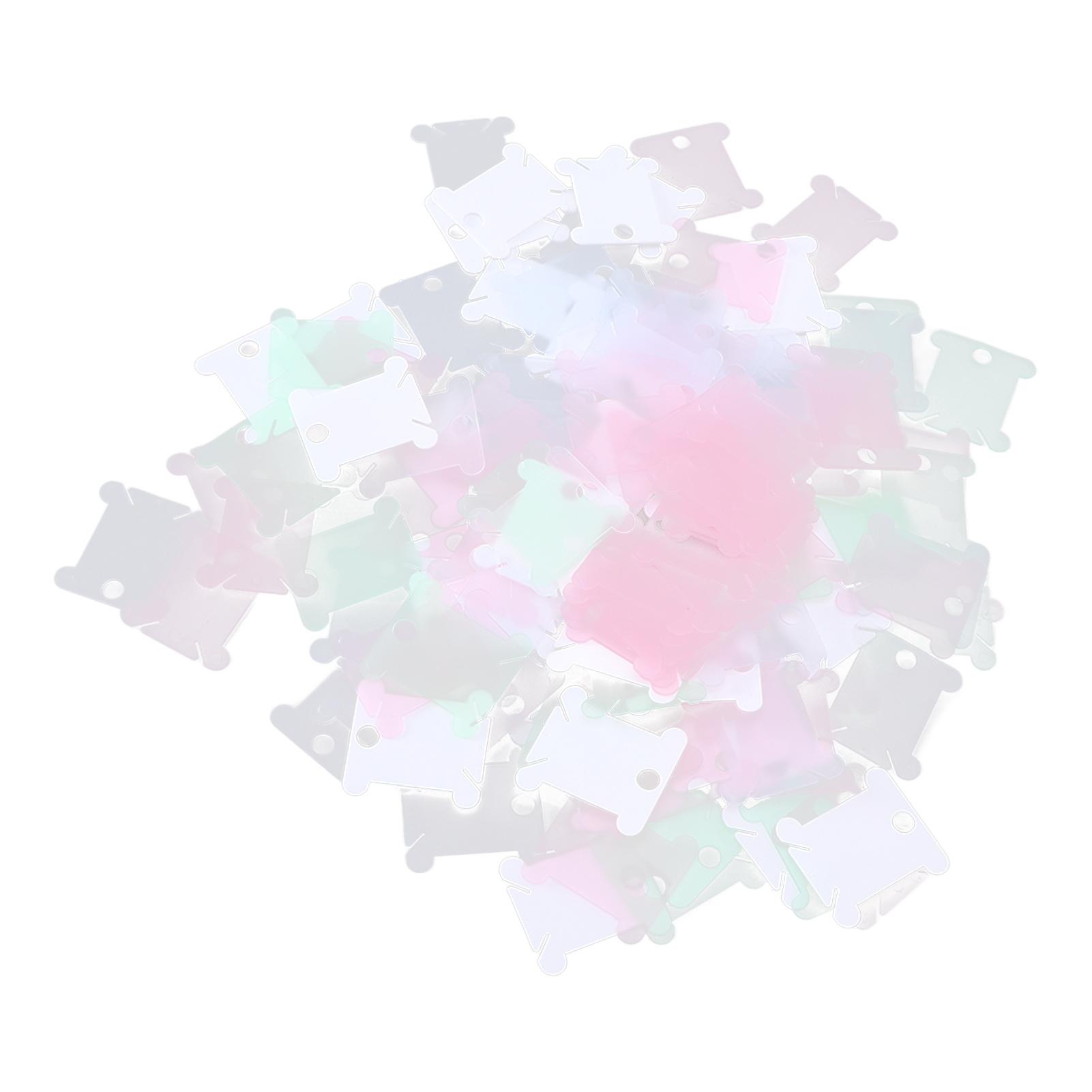 

360Pcs Plastic Floss Bobbin Sorting Storage Function 3 Colors Anti Rust Beautiful Practical DIY Sewing Thread Storage