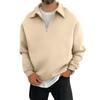 Men's Casual Loose-Fit Collared   Shirt With Long Sleeves