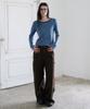 OIOI COLLECTION Washed Carpenter Cotton Pants [Dark Brown]