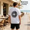 Men's Día de los Muertos Funny Creative 2D Print T-Shirts - Loose Fit Breathable Minimalist Fashion Casual Daily Tops