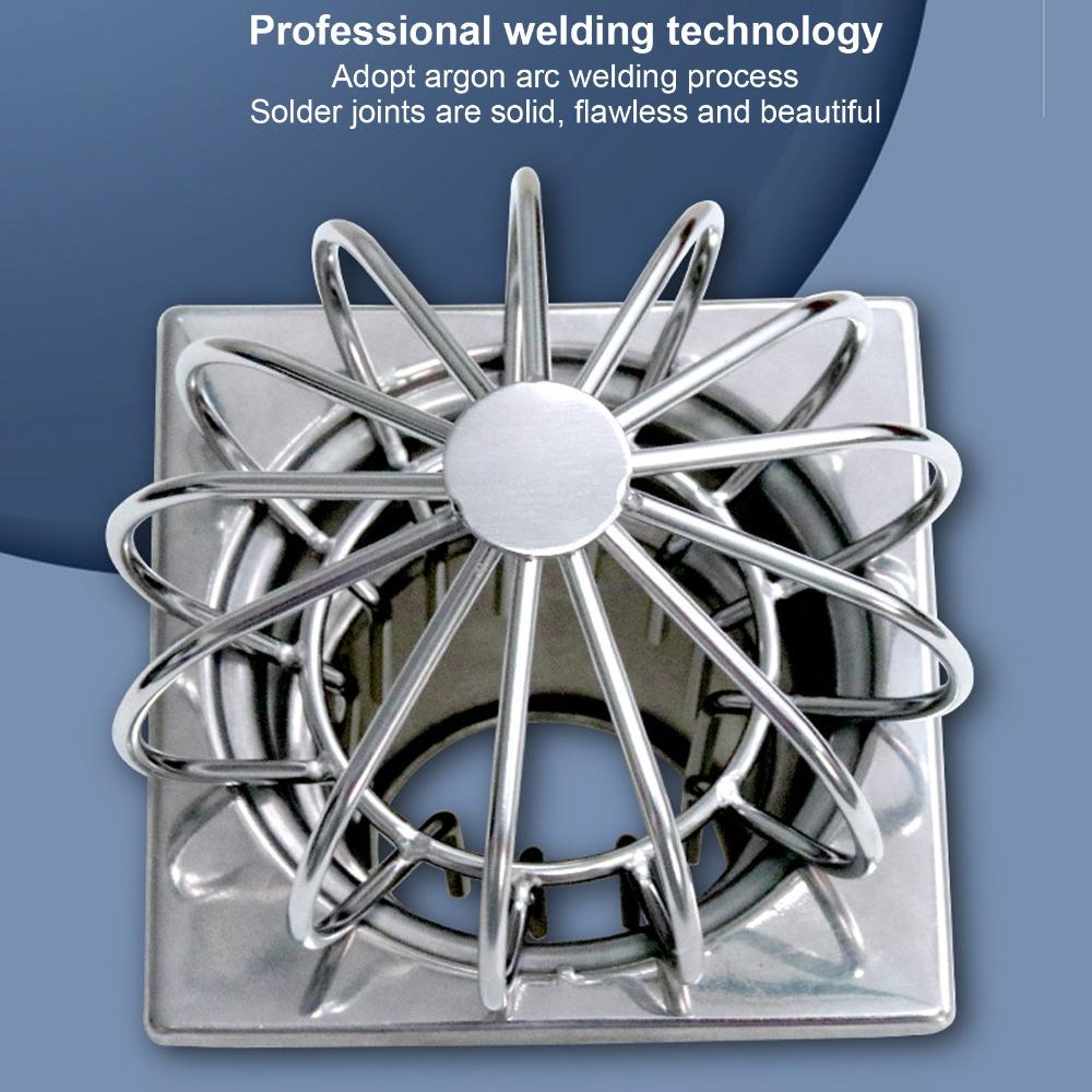 Round Line Cap Gutter Guard Strainer 304 Stainless Steel Floor Drain Net Roof Drain Cover  Garden