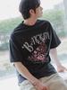 BAKKEN Blossom Short Sleeve T-Shirt Bk3996_Charcoal