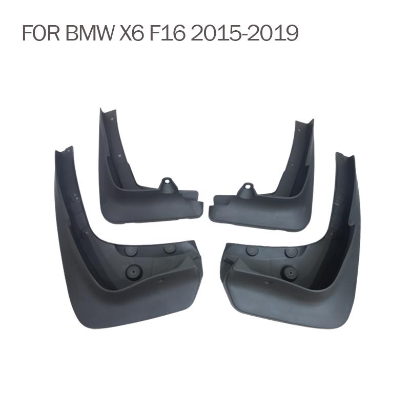 2015 2016 2017 2018  FOR BMW X6 M sport F16 Mud Flap Splash Guard Mudguard Fender Mud Flaps Accessories Front Rear 4pcs