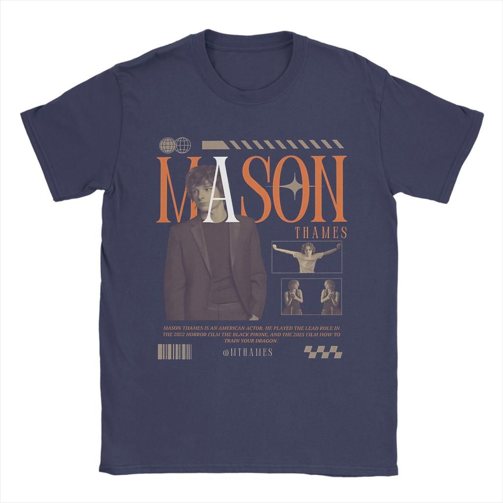 Men Women Graphic Printed 2025 Mason Thames Actor T Shirt Tee Cotton T-shirts Clothing