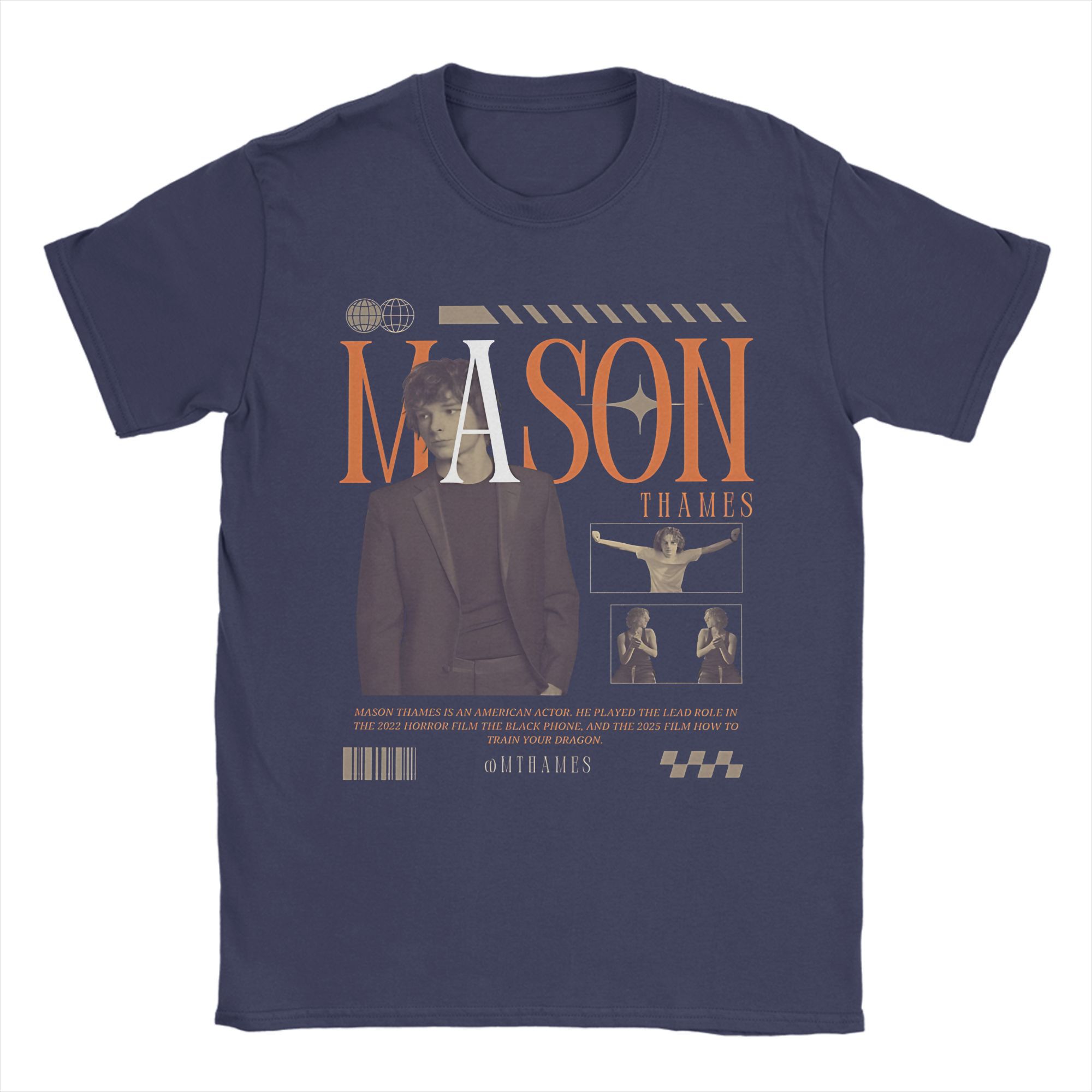 

Men Women Graphic Printed 2025 Mason Thames Actor T Shirt Tee Cotton T-shirts Clothing 4XL