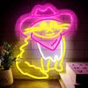 Cowboy Neon Sign USB Powered Neon Light Dimmable LED Sign for Wall Decor Neon Lights Sign for Bedroom Living Room Birthday Party