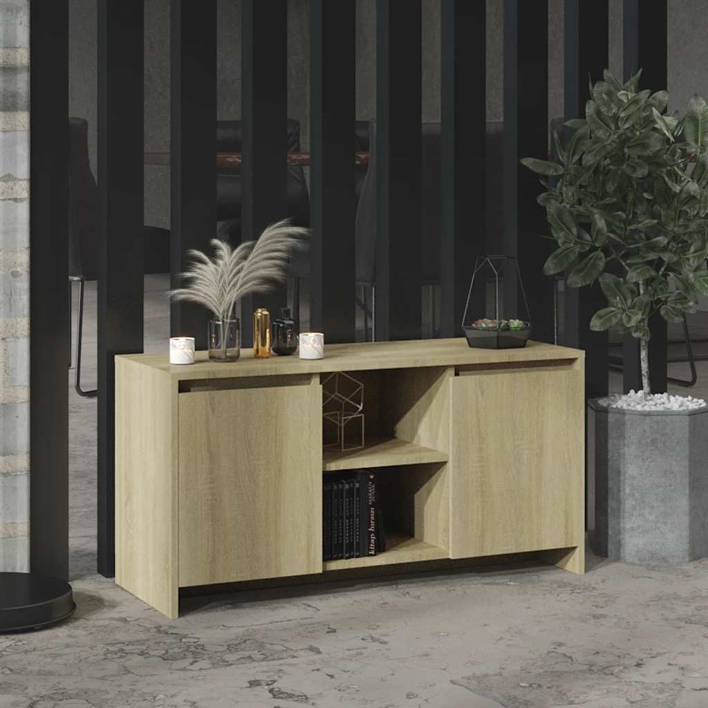 Vidaxl Szafka Pod Tv, Dąb Sonoma, 102X37,5X52,5 Cm
