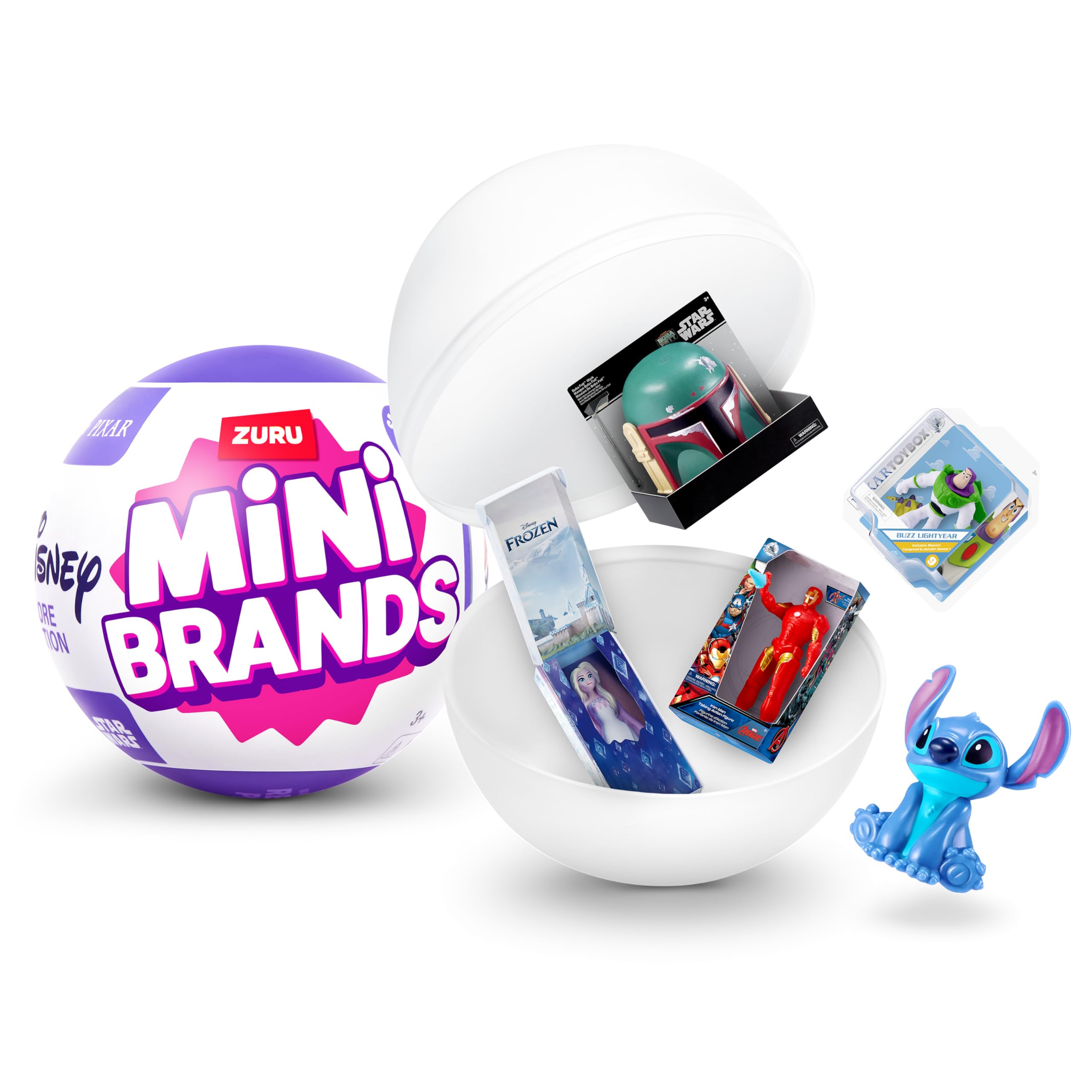 

ZURU s Mini Brand Disney Store Series 3 Capsules, Theme Surprise Collector Minis, Blind Packaging.