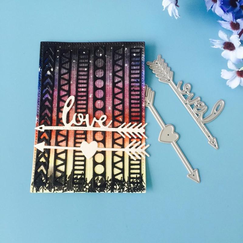 Love Heart Baby Carriage Metal Cutting Dies for DIY Scrapbooking Album Paper Cards Decorative Crafts Embossing.