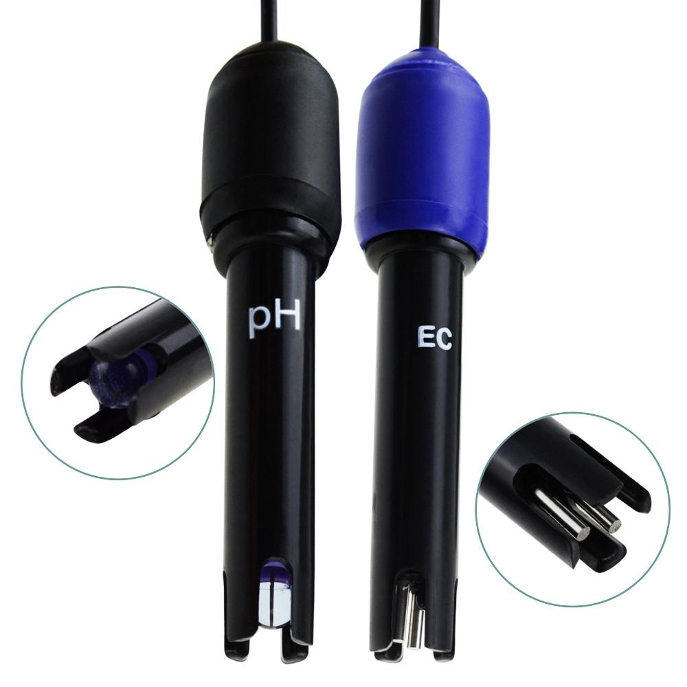 Digital PH&EC Conductivity Monitor Meter Tester ATC Water Quality Real-time Continuous Monitoring Detector