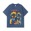 275 GSM Washed T-shirts 100% Cotton Minako Aino Print Unisex Heavy Cotton T Shirt