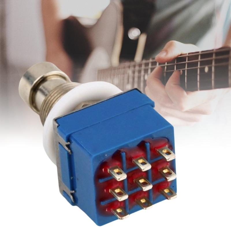 5er-Packung E-Gitarren-Effektpedale 3PDT Fußschalter Ersatz True Bypass