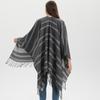 Autumn and Winter Fringed Shawl Fashion Thickened Imitation Cashmere Dual-purpose Scarf Cape